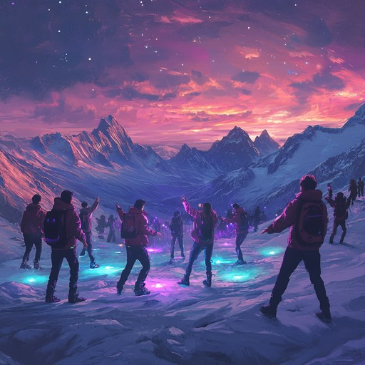 With groovy beats and luminous synth melodies, this suomipop instrumental evokes a vibrant futuristic party set against the backdrop of dazzling arctic lights.