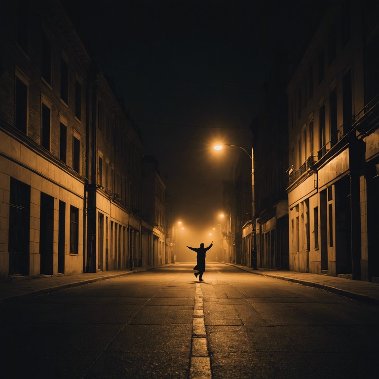 This track captures the essence of solitude amidst an urban nighttime setting, where the gentle rhythm of a synthesizer blends with the bustling sounds of a distant nightlife, crafting an atmosphere of isolation yet a spirit of freedom. The song reflects the introspective journey of a lone wanderer finding comfort in the dance, illuminated by streetlights and a starry sky.