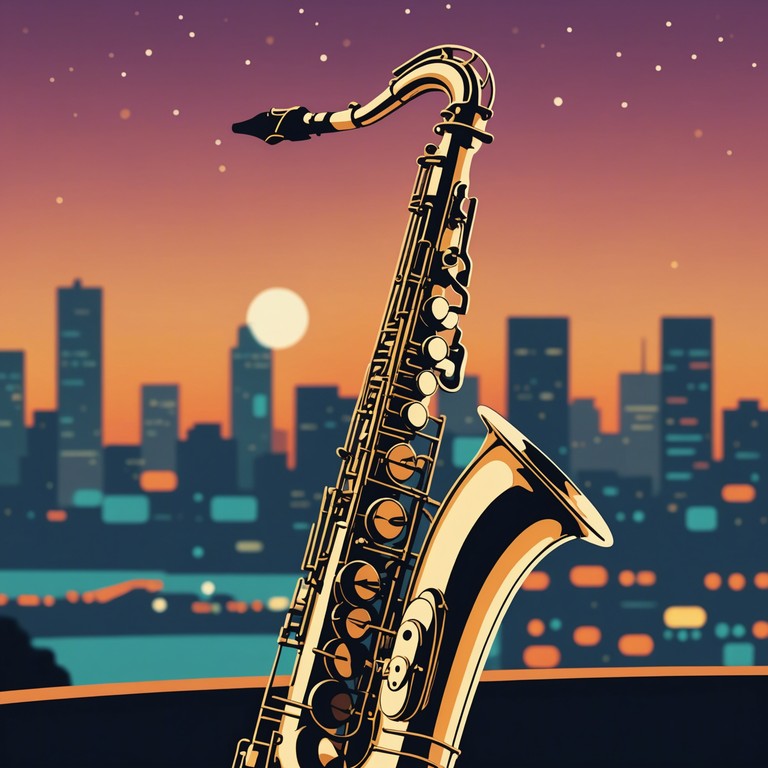 Delve deeper into the city's soul with each saxophone note painting a picture of urban tales abandoned at dusk. Perfect for a night drive or a reflective walk through city streets.