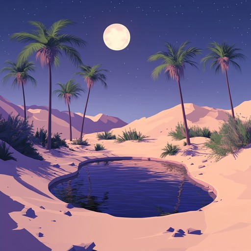 An entrancing downtempo piece that merges ambient textures with the mystique of middle eastern instruments, evoking the peaceful solitude of a desert night. The tranquil sound ensemble includes synth pads, gentle rhythms, and the spellbinding oud, capturing the essence of an ancient and serene oasis. An entrancing downtempo piece that merges ambient textures with the mystique of middle eastern instruments, evoking the peaceful solitude of a desert night. The tranquil sound ensemble includes synth pads, gentle rhythms, and the spellbinding oud, capturing the essence of an ancient and serene oasis.