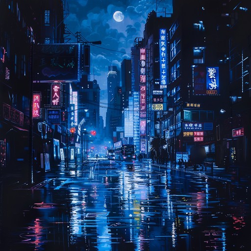 Immerse yourself in the chilled midnight vibes of the urban landscape. This track features smooth, soulful beats that create a relaxed and contemplative atmosphere. The use of mellow synths, soft drums, and subtle basslines embodies the essence of a serene city night, perfect for unwinding or a late night drive through neon lit streets.