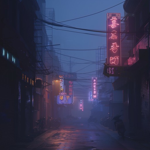 Composed with layers of deep synth textures, shadows dance alone carries a soundscape rich in mystique and unsettling beauty, invoking the image of a deserted cityscape at night, illuminated only by the flicker of old neon signs. The slow tempo and minimalist composition enhance the haunting atmosphere, making each note resonate with an eerie echo that trails off into silence.