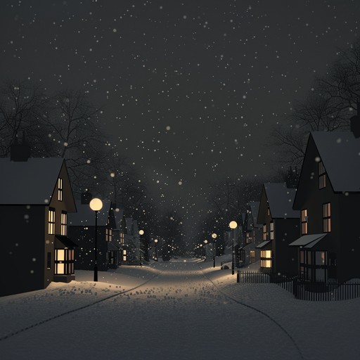 A gentle instrumental track featuring a piano and soft strings to evoke the serene calm of a snowy night. Perfect for creating a tranquil holiday atmosphere, it's ideal for quiet moments by the fire.