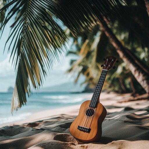 An instrumental piece that captures the soothing sounds of tropical shores, combining soft ukulele strums with mellow rhythms to create a relaxing and blissful atmosphere.