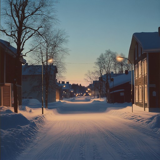 An evocative instrumental suomipop track that captures the emptiness and solitude felt while wandering through the deserted streets of finnish towns blanketed in snow. The music combines gentle electric guitar melodies with atmospheric synths to portray a heartfelt sense of isolation and longing.