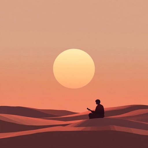 This track captures the haunting beauty of a desert sunset, blending traditional middle eastern scales and rhythms. The oud weaves a tapestry of longing and nostalgia, accompanied by a sparse but profound background of percussion and strings. Perfect for evoking a sense of introspective reflection and timeless beauty.