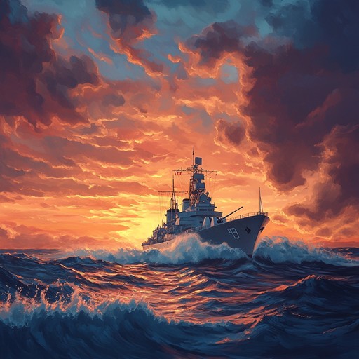 An evocative orchestral piece capturing the bravery and dedication of the russian sailors, blending traditional russian melodies with sweeping maritime themes to celebrate the legacy of the navy.