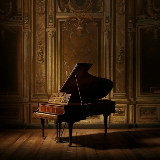 Delve into the elaborate and tense world of baroque music, where the precision of the harpsichord meets the dark resonance of the cello. This piece balances haunting elegance with dramatic intensity, evoking an unsettling yet mesmerized state of being.