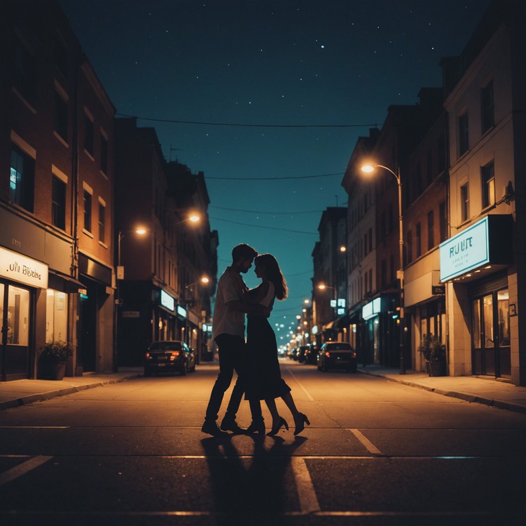 This song combines the distinct bass and rhythmic influences of the new jack swing with a sentimental and romantic melody, ideal for capturing the essence of a love story told through dance. The emotive piano lines pair with catchy drum beats to evoke feelings of young love and intimate moments shared on a moonlit dance floor.