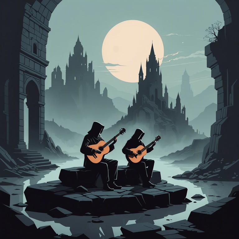 Echoes of ancient ballads weave through the listener's mind, drawing on the power of nostalgia and mystery. As the song progresses, ancient whispers gradually build a connection with the spiritual depth of forgotten ages, guiding the listener through a deeply immersive soundscape.