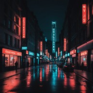 reflective journey through urban spaces