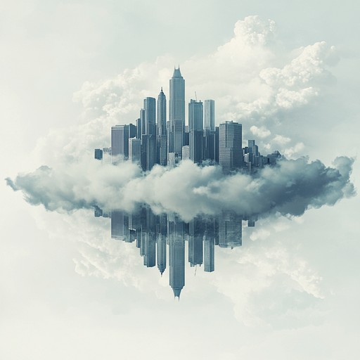 An ethereal instrumental composition blending ambient textures with uplifting harmonies, creating a dreamlike soundscape that inspires visions of corporate success, innovation, and boundless possibilities.
