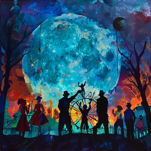 This piece invites listeners to join an eerie carnival journey, where whimsical melodies intertwine with dramatic crescendos to evoke a sense of mystical wonder and lurking unease. As the music plays, it paints a vivid picture of a midnight carnival, filled with enigmatic performers and mysterious attractions. The composition uses eclectic soundscapes to keep the listener on edge, enthralled by the unexpected turns of the sonic adventure.