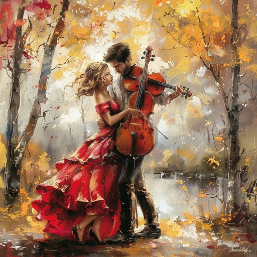 A charming and lovely orchestral waltz serenade that enchants the listener with its delightful melody and graceful rhythm. The piece features a captivating interplay between strings, woodwinds, and brass, creating a romantic and dreamy atmosphere. The waltz tempo invites the audience to sway along with the music, while the dynamic shifts and emotional expressions keep them engaged throughout the performance.