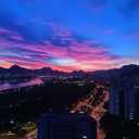 energetic bossa nova inspired by rio's vibrant sunset