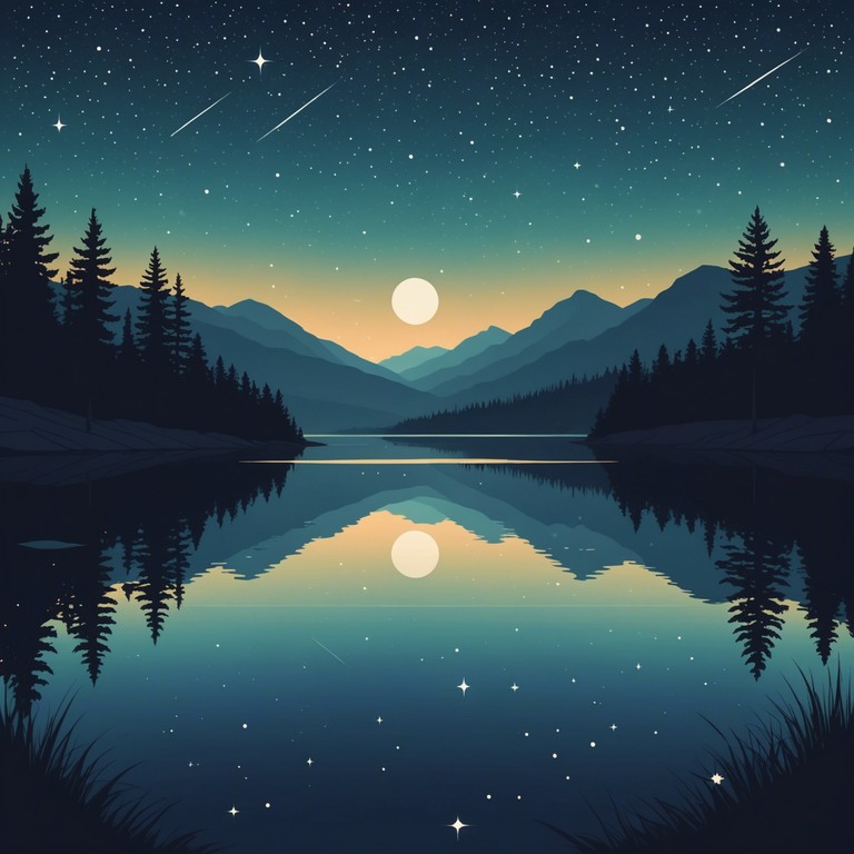 A gentle, romantic composition that evokes the tender whispers of lovers under a starlit sky, featuring a soothing harp that plays a dreamlike melody, enriching the hearts of its listeners with peace and romantic longing. The music flows like a gentle stream, weaving through the quiet of the night with a delicacy that mirrors the softness of moonlight on water.