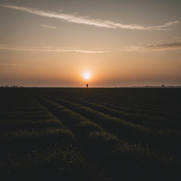 This composition captures the essence of a nomadic adventure through the heart of american midwest plains, echoing the sounds of freedom and the timelessness of the earth beneath the boundless skies. A single harmonica carries the melody, intertwined with the sounds of nature and the distant rumble of a train, embodying the spirit of old americana with a contemporary twist.