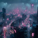 a haunting synth journey through a dystopian cyber city.