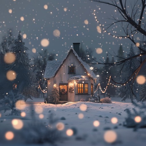 Imagine a cozy winter evening where delicate snowflakes drift down, creating a serene and picturesque landscape. This instrumental tune features a jubilant and uplifting melody that encapsulates the warmth and joy of the holiday season, evoking images of family gatherings, laughter, and festive decorations. Perfect for celebrating the hopeful spirit of the holidays.