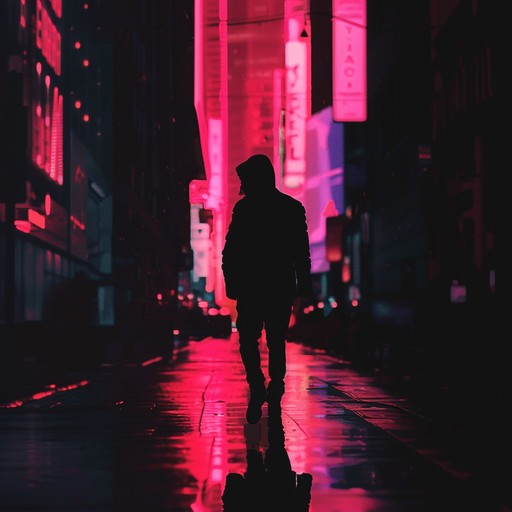 An introspective musical journey taking you through the empty streets of a city at midnight, filled with electronic beats and ambient sounds that evoke a deep sense of solitude and reflection.