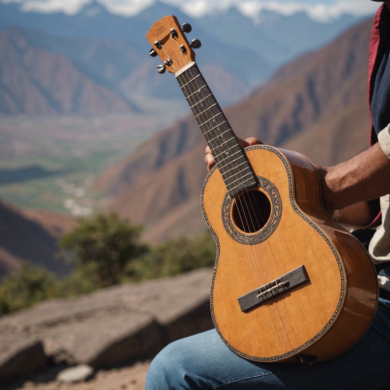 Exploring the interplay between age old melodies and present day musicality, this track is a homage to the timeless and evolving nature of cumbia music. As the charango begins the tale, each note is a step upwards on mountain trails, awakening the spirit and enriching the soul.