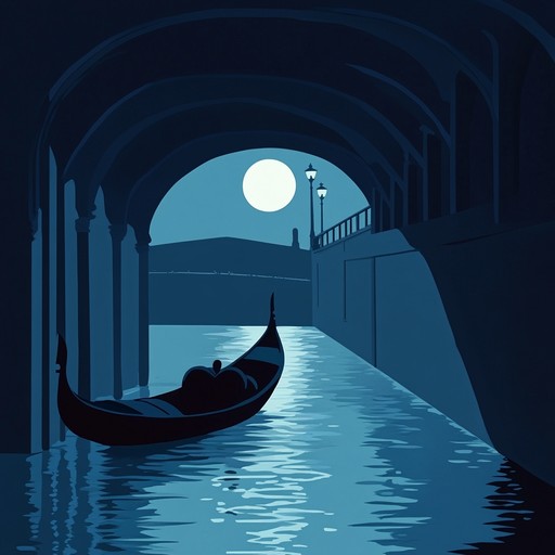 A song that embodies the mystique of venice after dark, blending traditional italian elements with ethereal sounds to create a mysterious and enchanting atmosphere. The music mirrors the play of light and shadow, emulating the feel of moonlight flickering on the venetian canals.