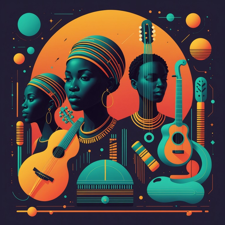 This song transcends typical musical boundaries by weaving classic afrobeat elements with avant garde electronic sounds and rhythms. It showcases how musical traditions can evolve and adapt, reflecting a future where cultural heritage and innovation coexist harmoniously.