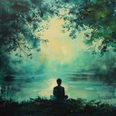 serene atmospheric soundscape evoking tranquility and inner peace