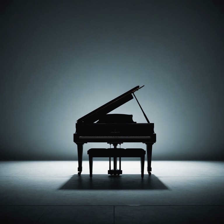 A single grand piano, delicately played with measured pauses and nuanced touch, invokes deep emotions and a meditative state, offering a profound sense of calm and introspection.