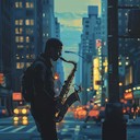 lively, bold jazz capturing bustling city's essence