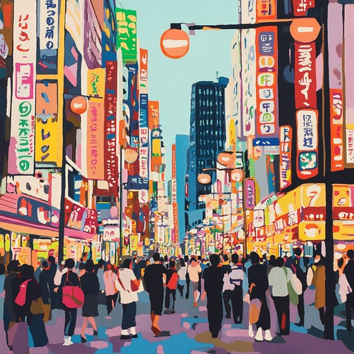 Capture the essence of tokyo's exhilarating nightlife with this bright and uplifting j pop instrumental. Featuring infectious synth lines and driving rhythms, this track carries an energy that inspires joy and excitement, creating the perfect background for vibrant and cheerful moments.