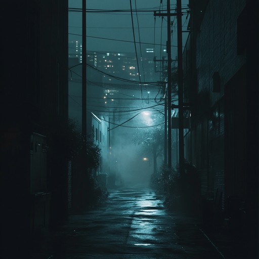 Immerse yourself in a cityscape shrouded in darkness, where every corner holds a haunting presence. Echoing footsteps, distant urban sounds, and underlying eerie drones create a chilling atmosphere, perfect for introspective late night thoughts.