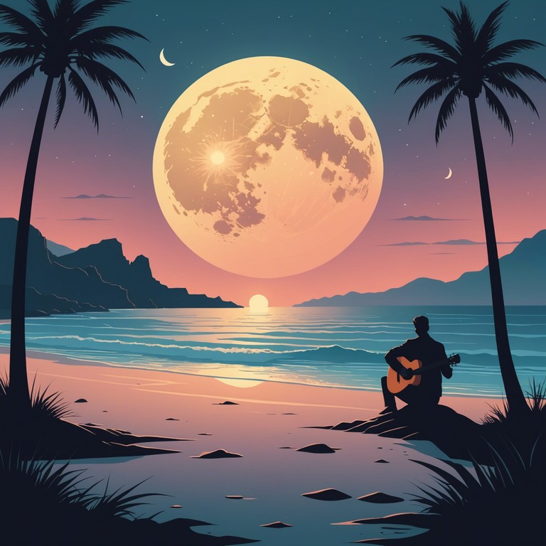 Incorporating minimalist jazz influences, this track evokes a soothing atmosphere reminiscent of a moonlit walk near ipanema beach. The soft plucking of the guitar strings provides a tranquil listening experience.