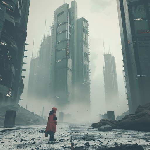 This bold cinematic piece features sweeping orchestral arrangements combined with futuristic synth elements to create the atmosphere of an epic battle scene in a dystopian future. Perfect for moments of high tension and drama.