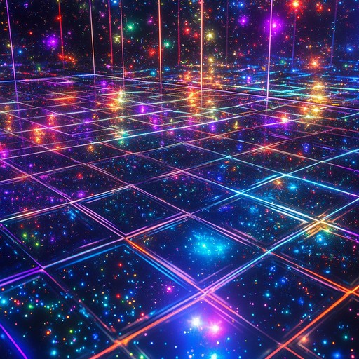 Step into a futuristic dance floor with this cosmic disco track that sparkles and shines with glittery synths and tight grooves, transporting listeners to an interstellar celebration.