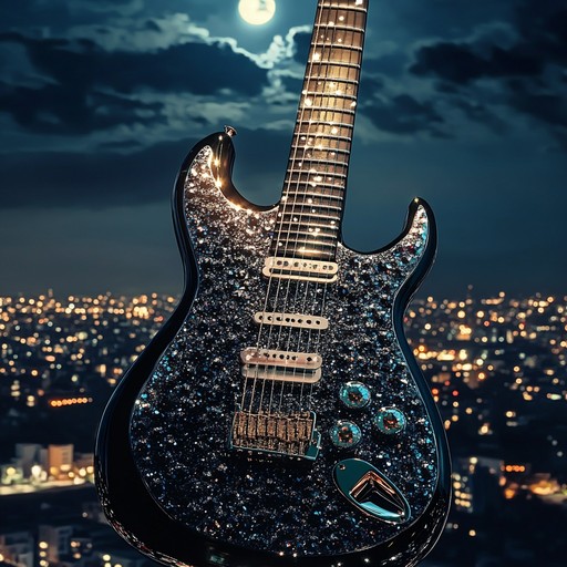 A captivating instrumental piece that merges passionate romantic melodies with the flamboyant style of glam rock. Featuring soaring electric guitar solos and lush arrangements, it evokes the sparkle of city lights and the emotion of a moonlit rendezvous.