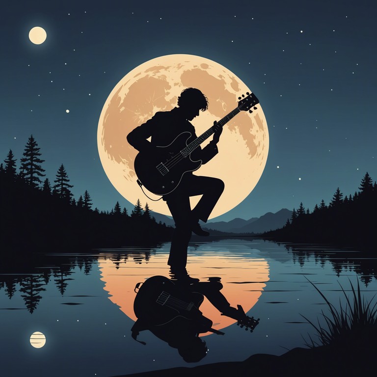 A track featuring deep, grooving bass lines that meld seamlessly with a soft, ambient backdrop, creating a laid back atmosphere reminiscent of a quiet midnight stroll. This ballad combines a subtle rhythm with flowing melodies that invite the listener to relax and reflect under the moon's glow.