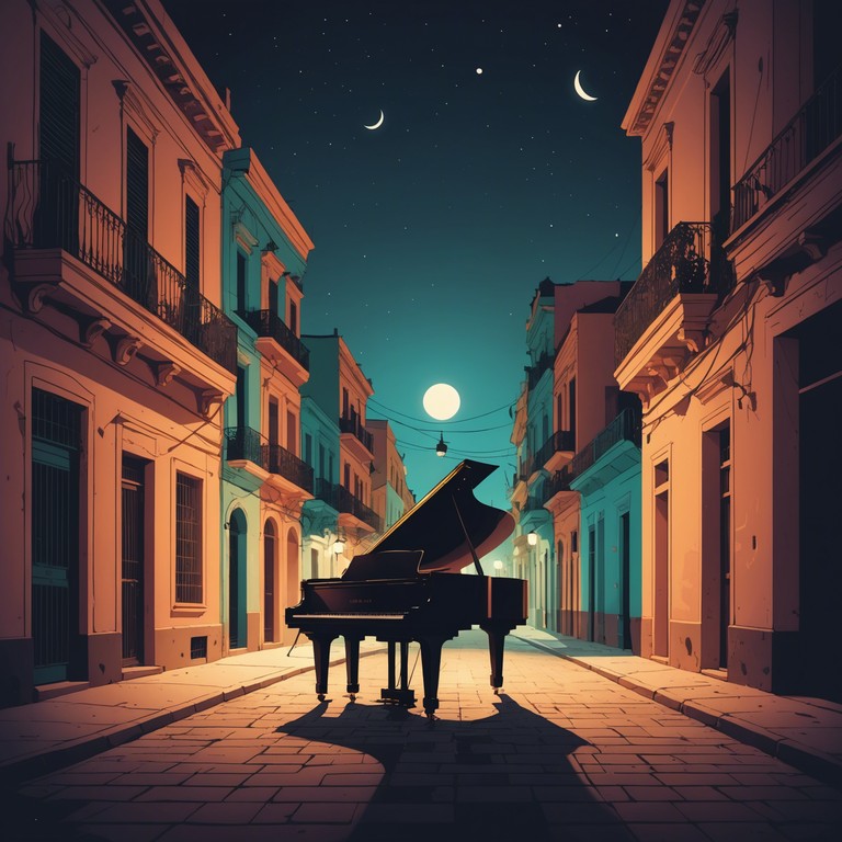 This composition draws on the traditional and sophisticated style of latin jazz, infusing it with vibrant rhythms reminiscent of a warm, festive night in havana. The music swirls with passion and precision, showcasing intricate piano solos that capture the essence of a lively cuban dancefloor.