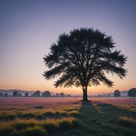 gentle strums by a calming dusk