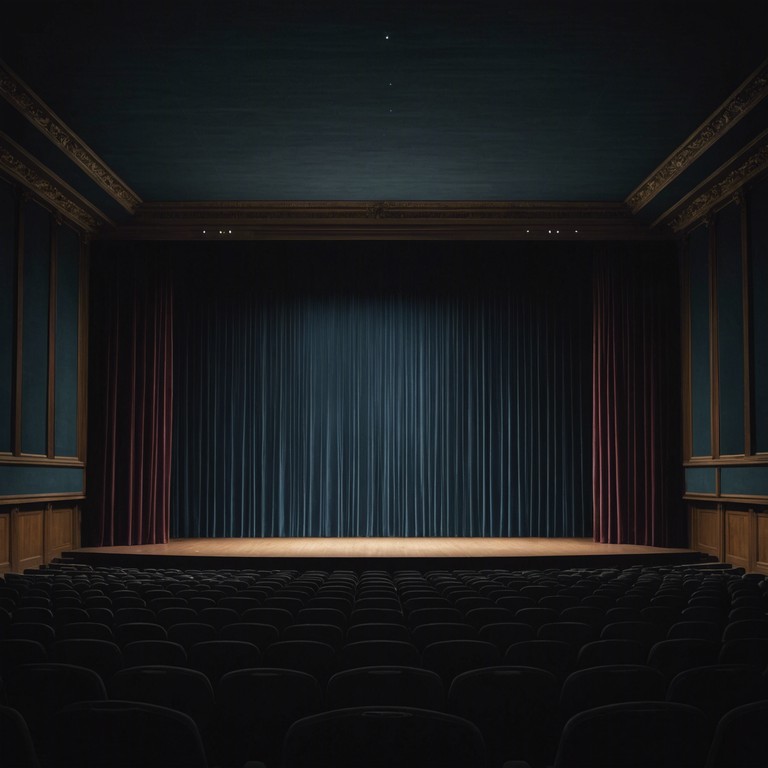 Set in a desolate, abandoned theater, this piece evokes the eerie silence and whispered stories echoing through its halls. Orchestrated with a grand piano, the song combines elements of suspense with a theatrical flair, as if each note uncovers another dusty, forgotten secret of the stage. Perfect for a ghostly musical or a dramatic interlude in a dark opera.