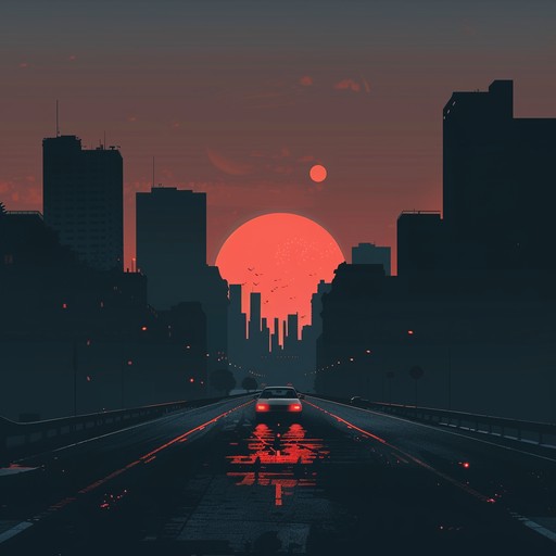 Picture a high-speed chase through a neon-lit cityscape at midnight, with pulsating bass and crisp snares creating a sense of urgency and danger. The overall composition conveys both thrill and tension, making it perfect for a modern, urban vibe.