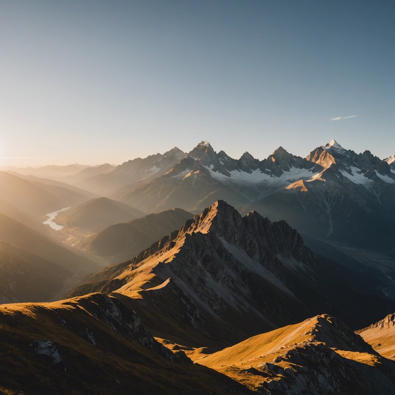 A sweeping odyssey that captures the grandeur of exploring epic landscapes and the personal revelations they inspire in a lush, orchestral arrangement.