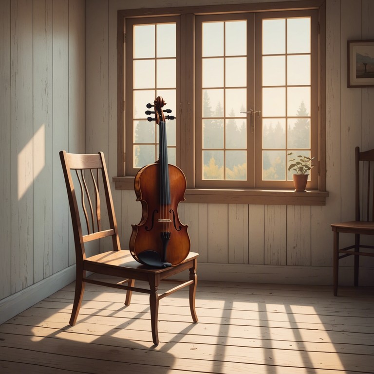 Echoes of silence offers an alternative take with its soothing violin melodies harmonizing in a quiet, peaceful arrangement that invokes a sense of calm and tranquility. This version focuses more on the serene and healing aspects of the music, ideal for relaxation or therapeutic purposes.