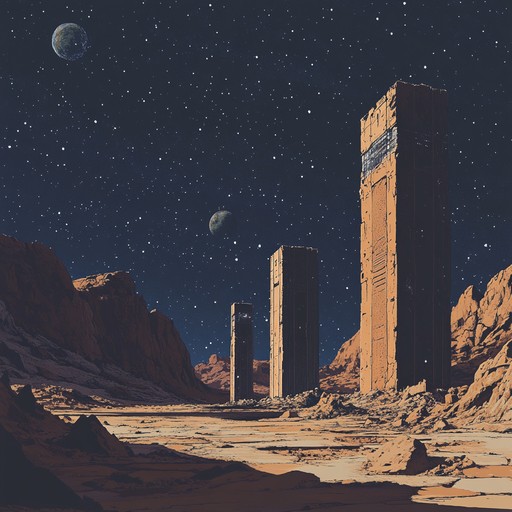 An instrumental composition that melds traditional orchestral elements with avant garde techniques, taking the listener on a journey through time and soundscapes inspired by ancient cultures and future visions.