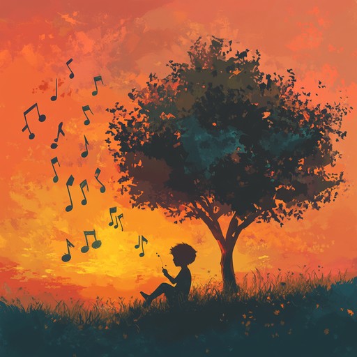 An instrumental song with soulful melodies designed to fill children's hearts with happiness and wonder. Gentle acoustic guitar tunes flow smoothly, inspiring joy and imagination in young listeners. Perfect for creating a warm, nurturing atmosphere, this song combines soft rhythms and enchanting harmonies that captivate and soothe.