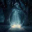 dark, tender folk with ethereal violin plucking