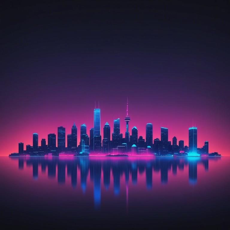 A blend of smooth synthesizer lines and soft drum machines creating a nostalgic yet contemporary atmosphere, reminiscent of urban evenings and neon lights. This instrumental track combines the simplicity of melodic hooks with a layered textural backdrop, suitable for evoking a reflective and soothing experience.