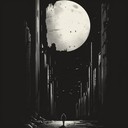 a dark and heavy trap beat with gritty synths and hard-hitting drums