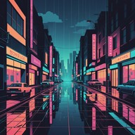 calm city vibes with electronic beats