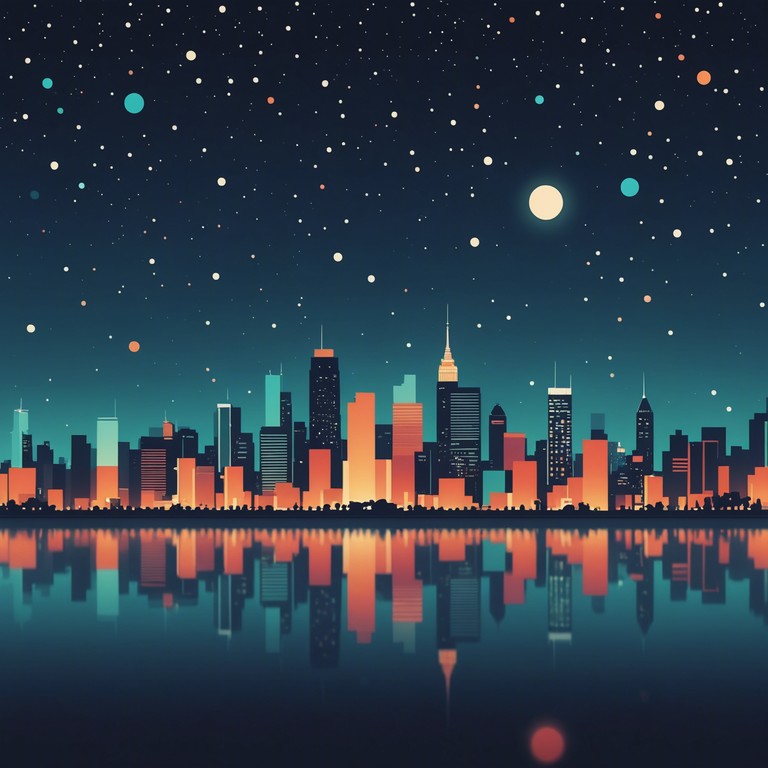This track combines the ambient noises of a bustling city at night with melodic structures, creating an immersive urban soundscape. The dominant sound of traffic, occasional distant voices, and the subtle rhythm of a city form the base, over which intricate melodies intertwine, reflecting the city's vibrant life after dark.